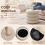 Pouf de rangement rond et capitonné Leiani Modern de 49,5 cm de large avec espace de rangement dissimulé-1059578759