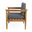 Chaise de patio avec coussins