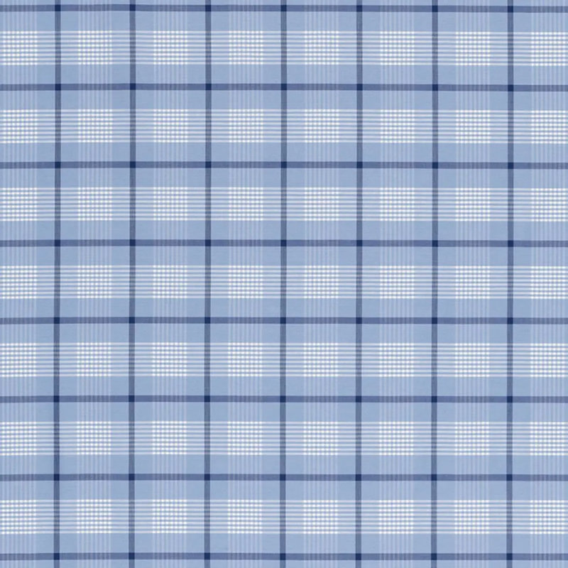 St. Lucia Plaid Fabric, Blue