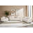 Capri Modern Curved Upholstered Loveseat