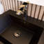 Meuble-lavabo mural simple 23,5 po avec plateau en résine Luhe-676802785