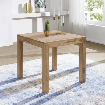 Leyden Acacia Solid Wood Top Dining Table