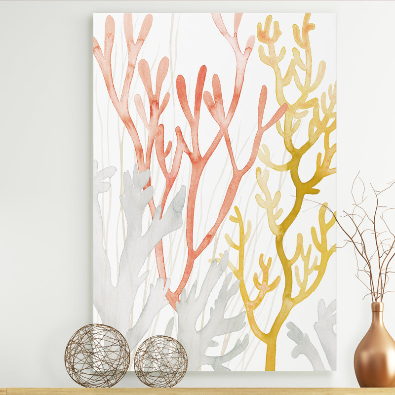 «Desert Coral I», reproduction sur toile, H 32 po x l 24 po x P 1 po, Toile tendue