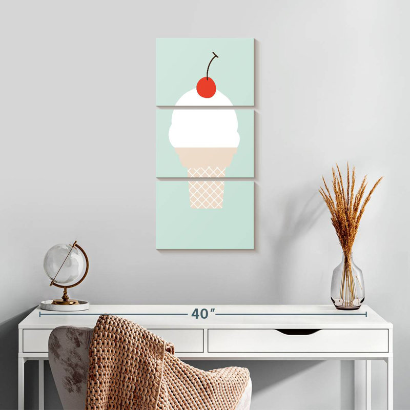 Ice Cream Cone I, 27" H x 12" W