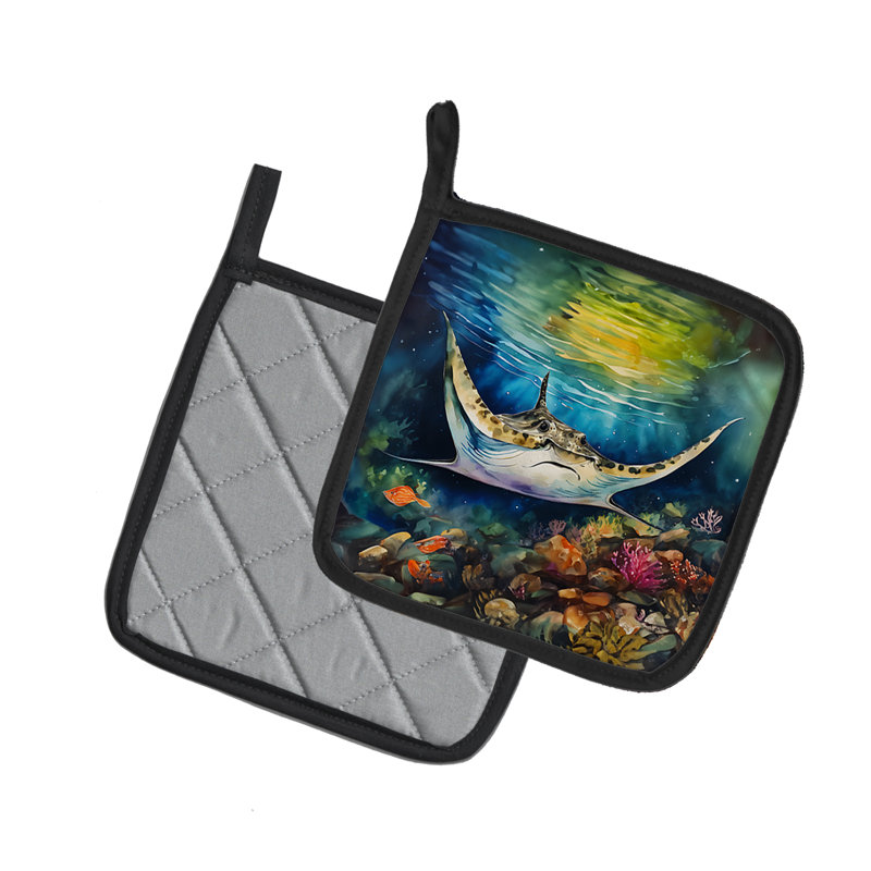 Caroline's Treasures Nautical Collection Polyester Potholder Set