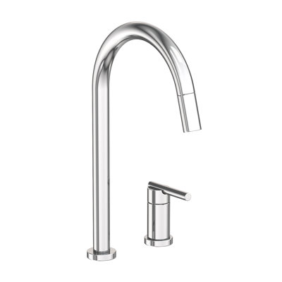 East Linear Pull Down Single Handle Kitchen Faucet