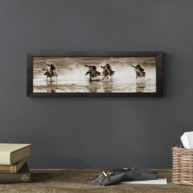 « splash danse ii », reproduction de photo, Papier avec cadre noir, H 6 po x l 18 po x P 0,75 po