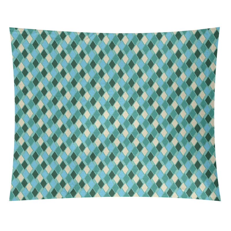 Tapisserie «Avicia Retro Diamonds» par Katelyn Elizabeth, Intérieur, H 71 po x l 83,5 po