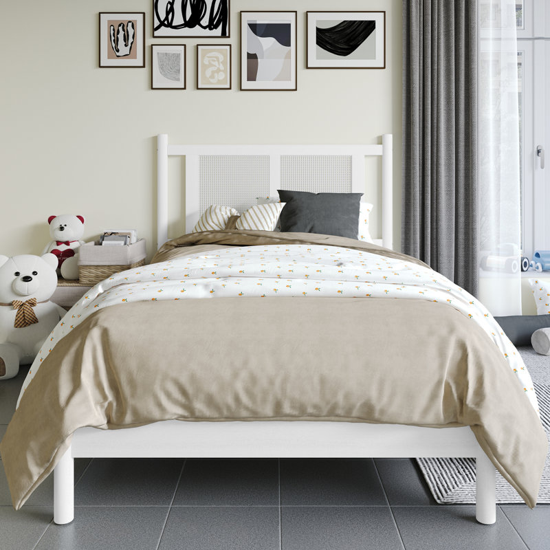 Paitynn Kids Twin Platform, White