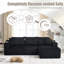 3 Seater Corduroy Sofa-700712680