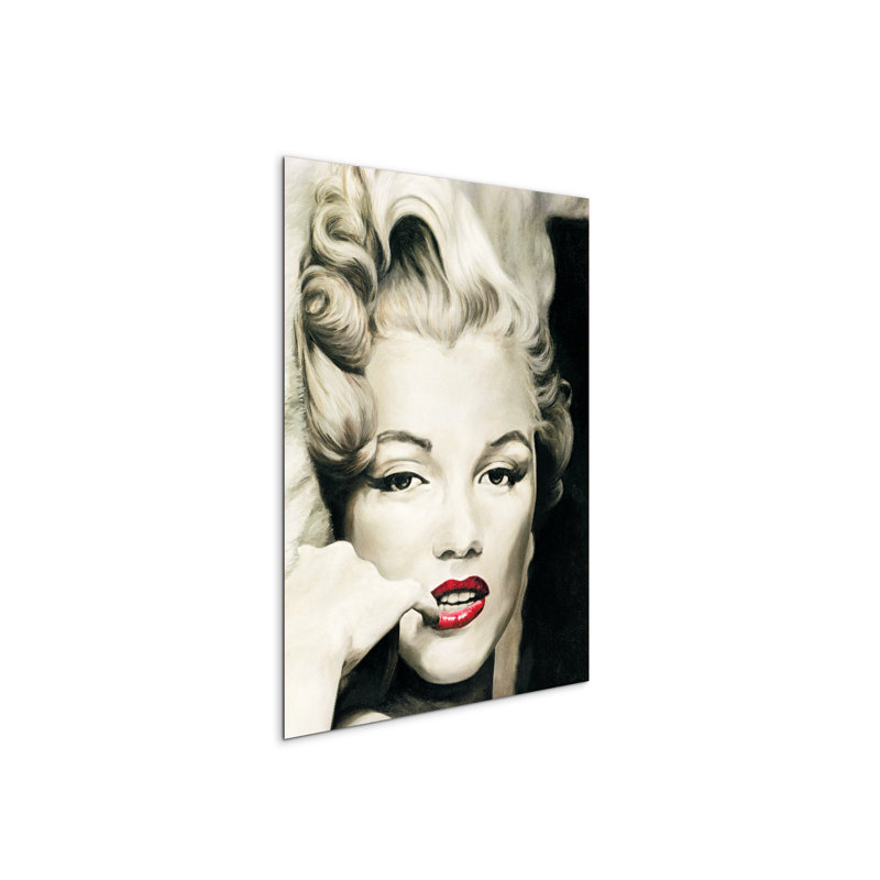 Homage to Marilyn VIII by Art Studio 77.5cm H x 58cm W MetalArt Materic Aluminum Satin Effect, Frameless Panel, Lightweight Ready to Hang