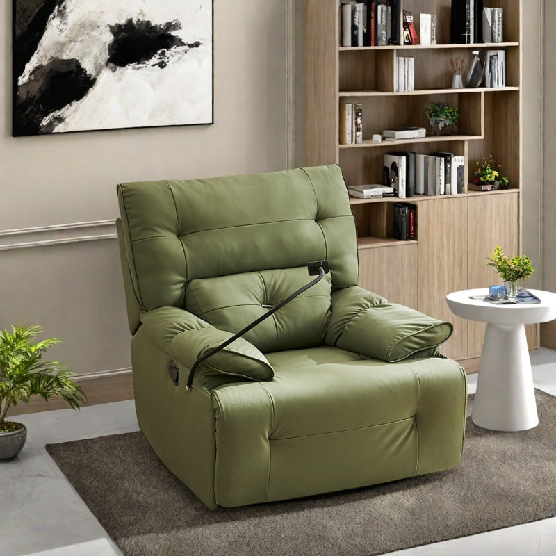 Fauteuil inclinable réglable pour un confort décontracté, Vert