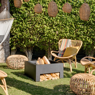 Fire Series Cube Fire Pit