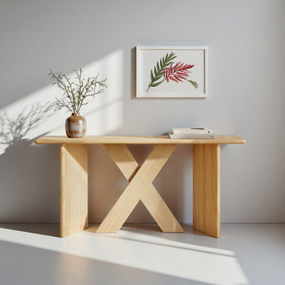 Console 60,25 po Minimalist Modern X-Frame
