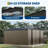 ：10 x 10 ft Outdoor Metal Storage Shed, Lockable Garden Shed with Peaked Roof for Tools, Lawn Equipment, and Patio Supplies, Weather-Resistant Durable Storage-122442636