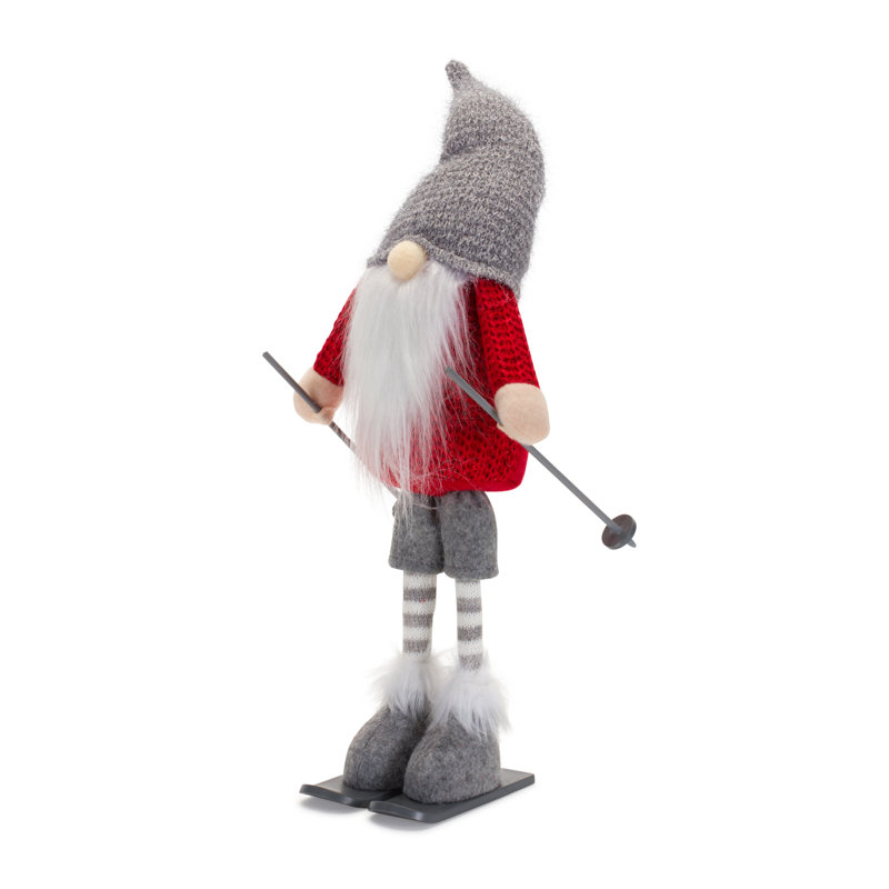 Ensemble de skieurs gnome en polyester 6 pièces