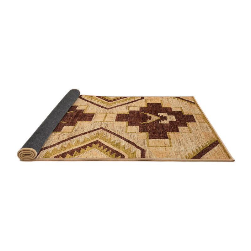 Abstract Indoor Rug, Round 5'
