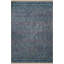 Tapis décoratif bleu à motif géométrique multicolore-109277253