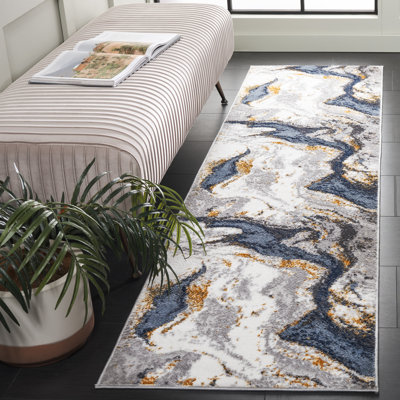 Tapis abstrait Luigia Performance Performance