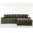 Zinia Upholstered 111'' Sofa & Chaise-153292404
