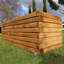 1.2m Pine Raised Trough Planter