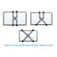 Montez-le! Kit de montage d'adaptateur de montage VESA pour les moniteurs HP ACER Samsung DELL Asus de 13 po à 27 po non VESA