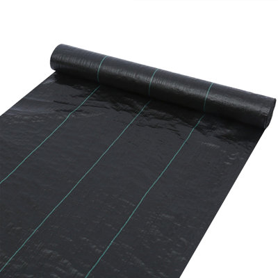 4Ftx50ft Weed Barrier Landscape Fabric Ground Cover Garden Mat Cloth PP 3.2 Oz
