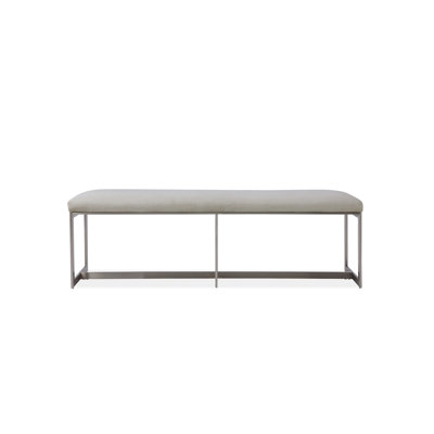 Banc rembourré en mélange de lin Gavan