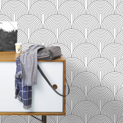 Dalasha 10' L x 17.7" W Textured Peel and Stick Wallpaper Roll