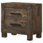 Table de chevet 2 tiroirs Rustic