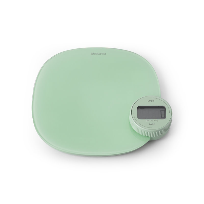 Brabantia Tasty+ Kitchen Scales Plus - Battery Free, Green