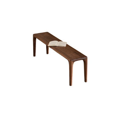 Banc en bois massif de style moderne