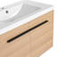 Meuble-lavabo luxueux avec lavabo durable et rangement spacieux-1097603250