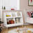 Allya Multi-Cubby Bookcase with Toy Storage-1373817145