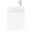 Single Bathroom Vanity with Ceramic Basin-143182516
