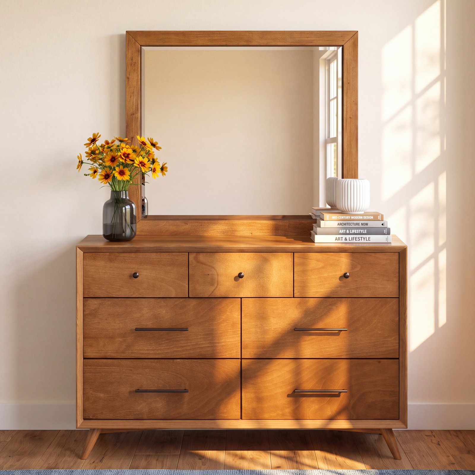 Williams 56 " Mahogany Dresser, Acorn