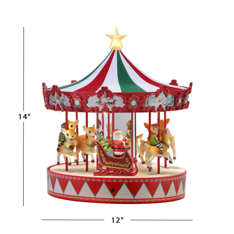 Carrousel animé 14 po Heirloom
