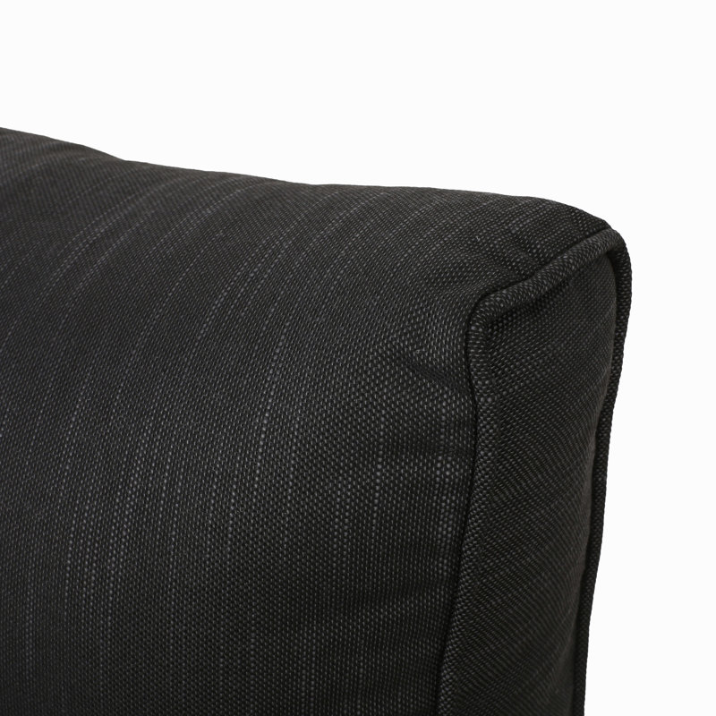 Ensemble de canapé d'extérieur en forme de V 5 places avec coussins Sterling