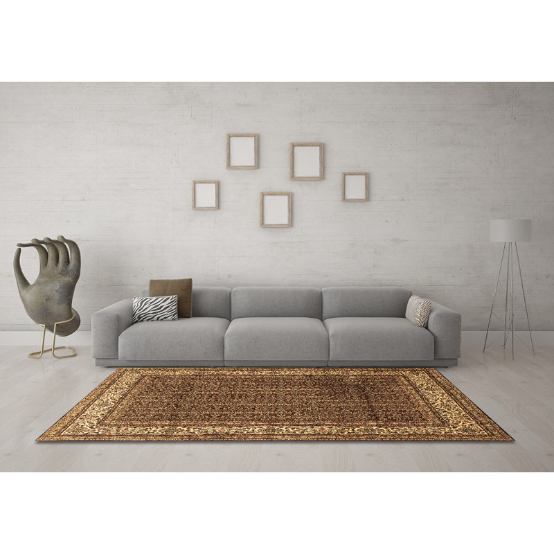 Liuba Performance Oriental Indoor Rug, Square 7'