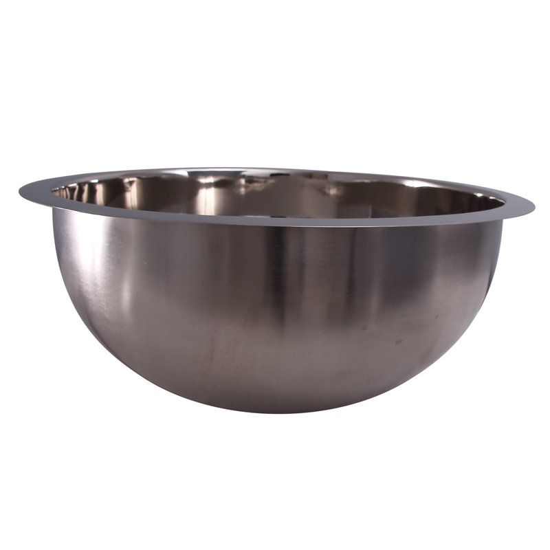 Lavabo de salle de bain circulaire en métal Arisbel 