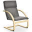 Chaise de patio avec coussins Bronislawa