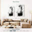 Coq Brampt regardant en noir et blanc-108622698