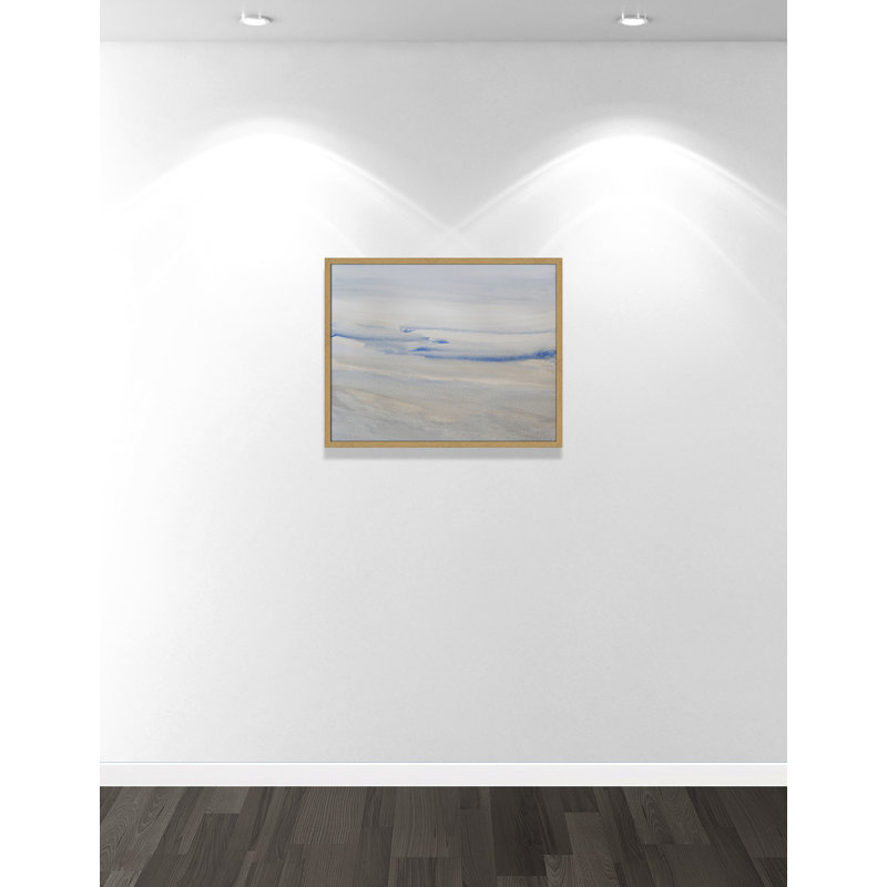 Silent Direction Print by S.H. Khan, 29.5'' W x 23.5'' H, Natural Woodgrain, Framed Print