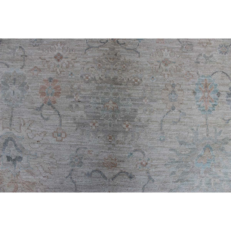 One-of-a-Kind High-Quality Hand-Knotted Gray Area Rug