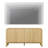 Adora 63" Accent Cabinet With 4 Doors And Adjustable Shelves, Modern Credenza Storage Cabinet With Curved Profile Design For Living Room, Kitchen, Dining Room, Hallway-570348193