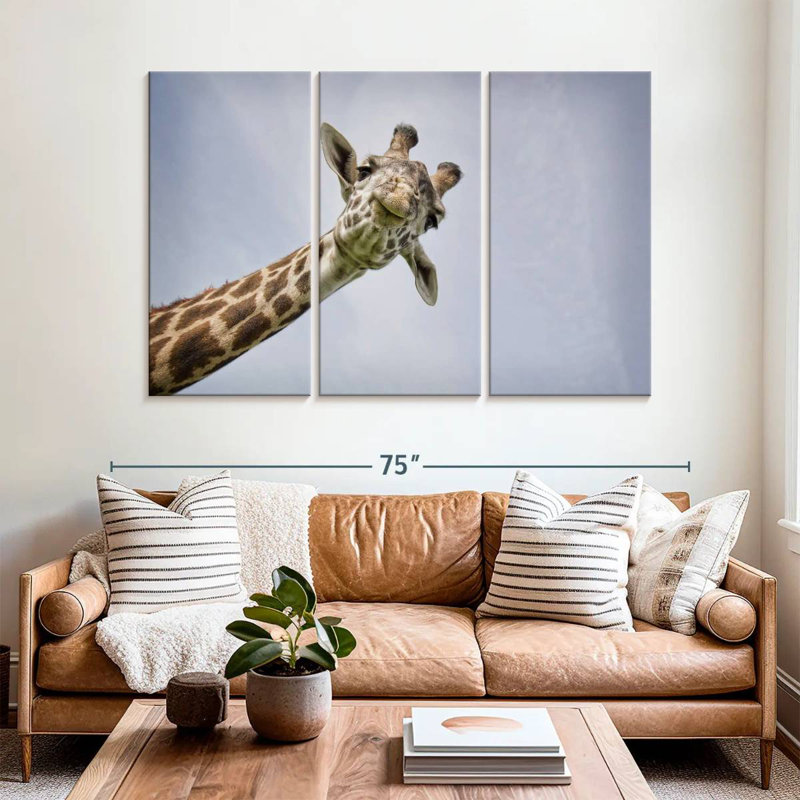 Visage de girafe Brampt, H 42 po x l 65 po