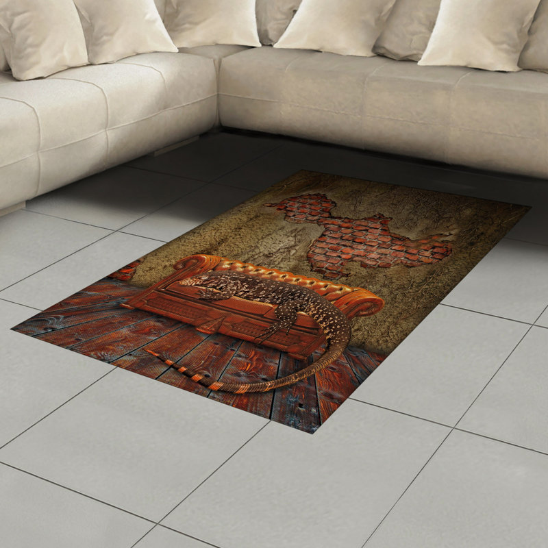 Fantasy High Density Long Fiber Poly Threads Decorative Area Rug Carpet, Rectangle 4' x 5'8"