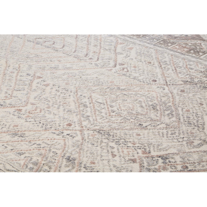 Tapis en coton / laine noué à la main Authement