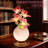 Rechargeable Orchid Table Lamp With Touch Dimming - 3 Color LED Night Light, Essential Oil Diffuser, Cordless Artificial Flower Decor For Home And Gifts