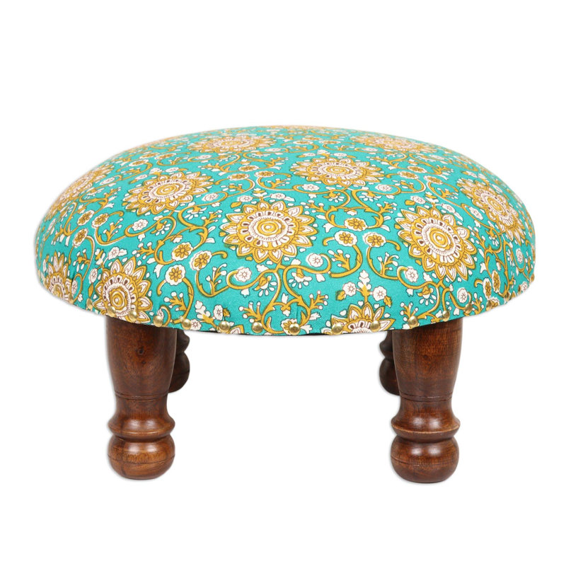 Tabouret de coiffeuse en bois massif